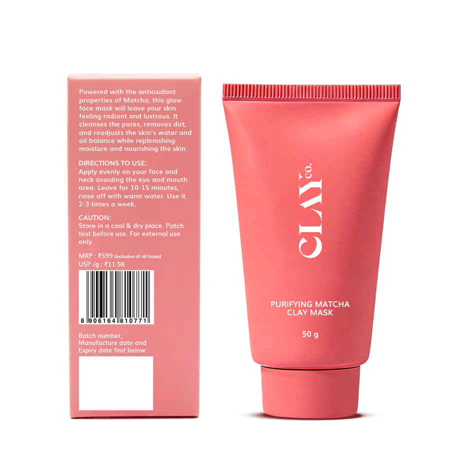 Clayco Purifying Matcha Clay Mask