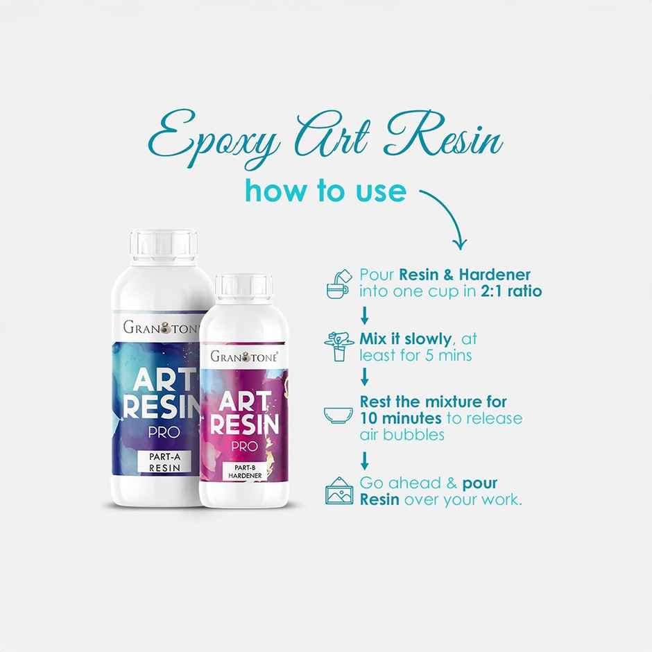Granotone Resin Hardener Kit | Transparent