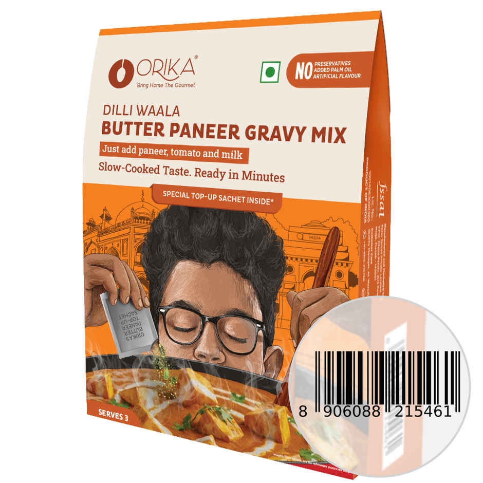 Orika Dilli Wala Butter Paneer Makhani Gravy Mix | With Special Taste Maker Sachet