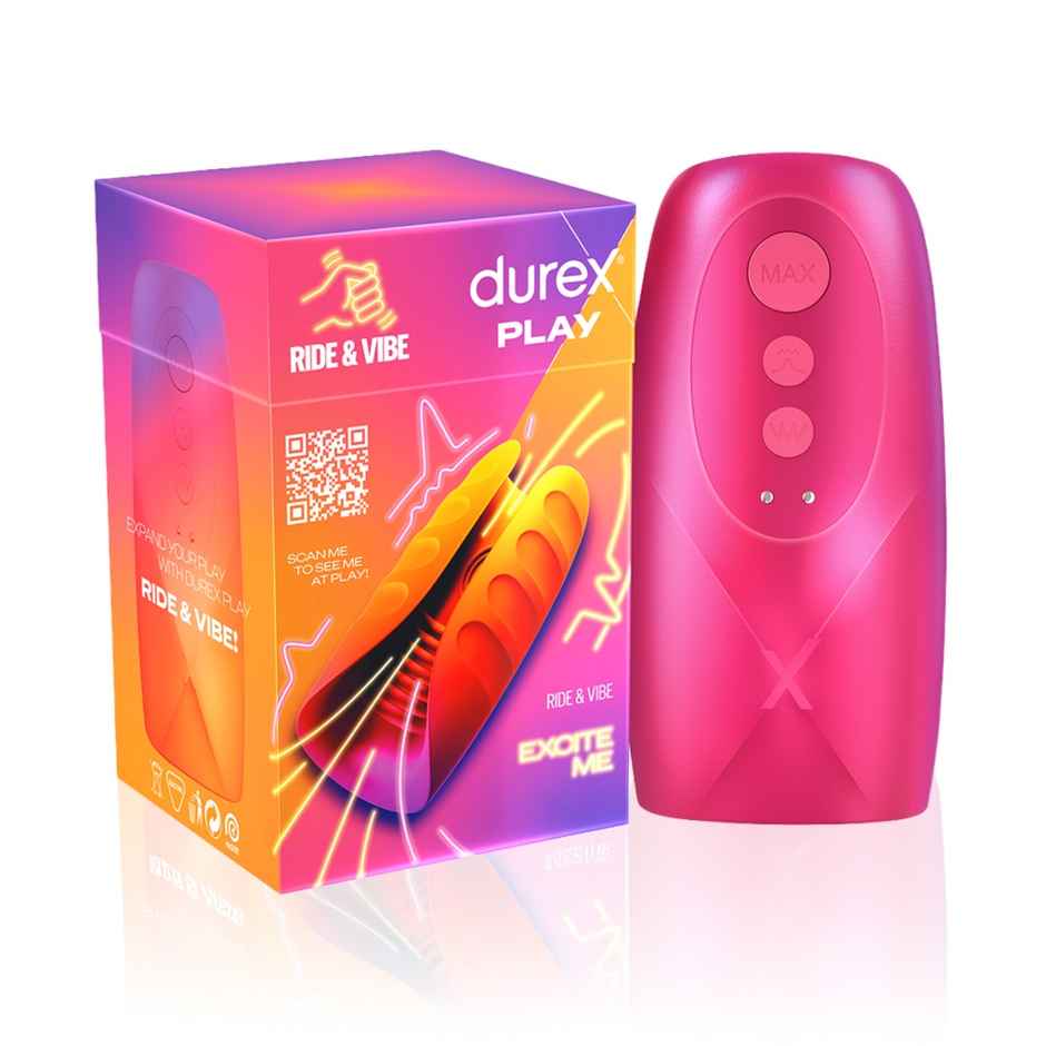 Durex Ride  & Vibe Men's Personal Massager | Vibrating & Rechargeable
