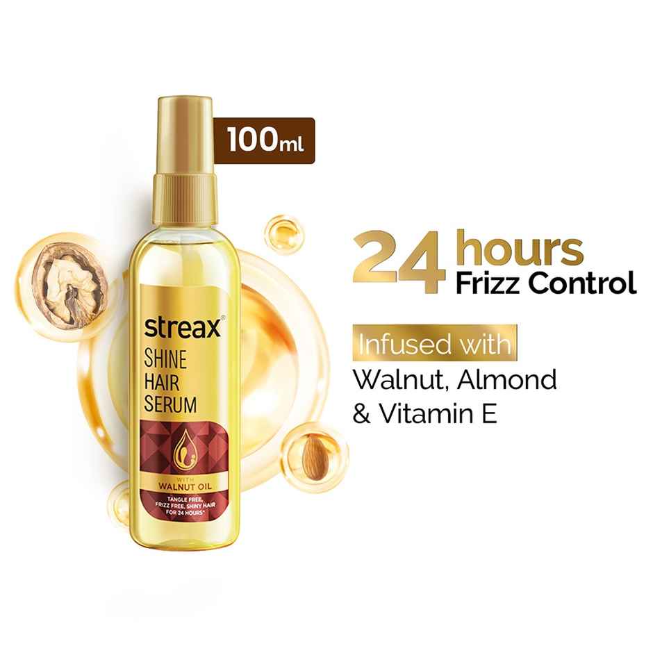 Streax Hair Serum vitalised with Walnut Oil