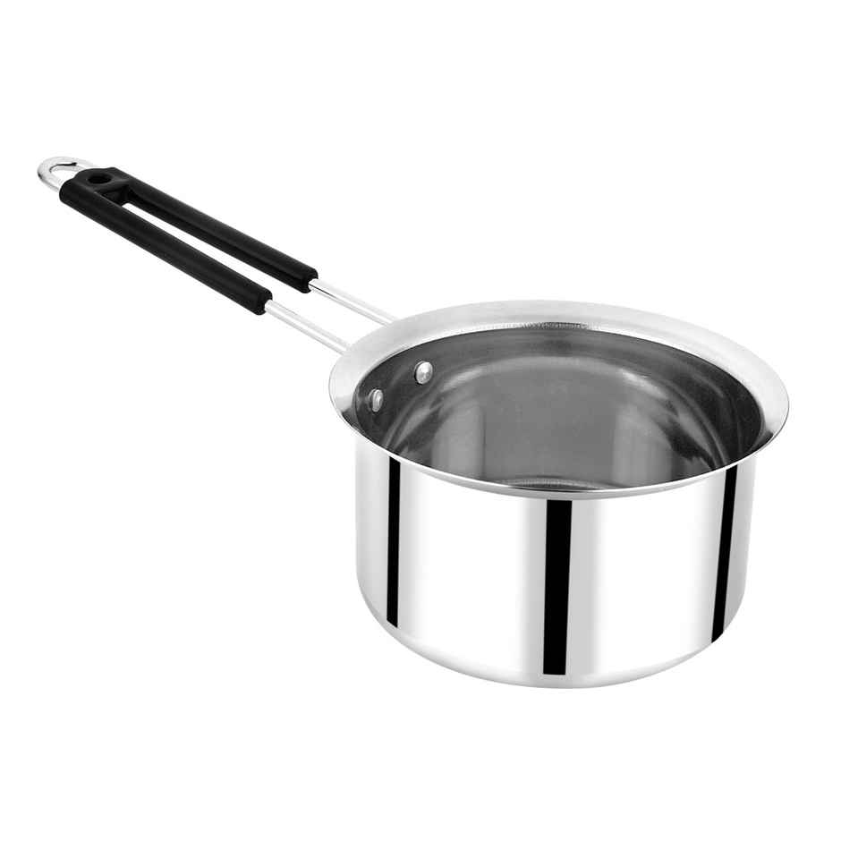 Steelera 700 ml Stainless Steel Sauce Pan with Wire Handle for Tea, Milk, Soup