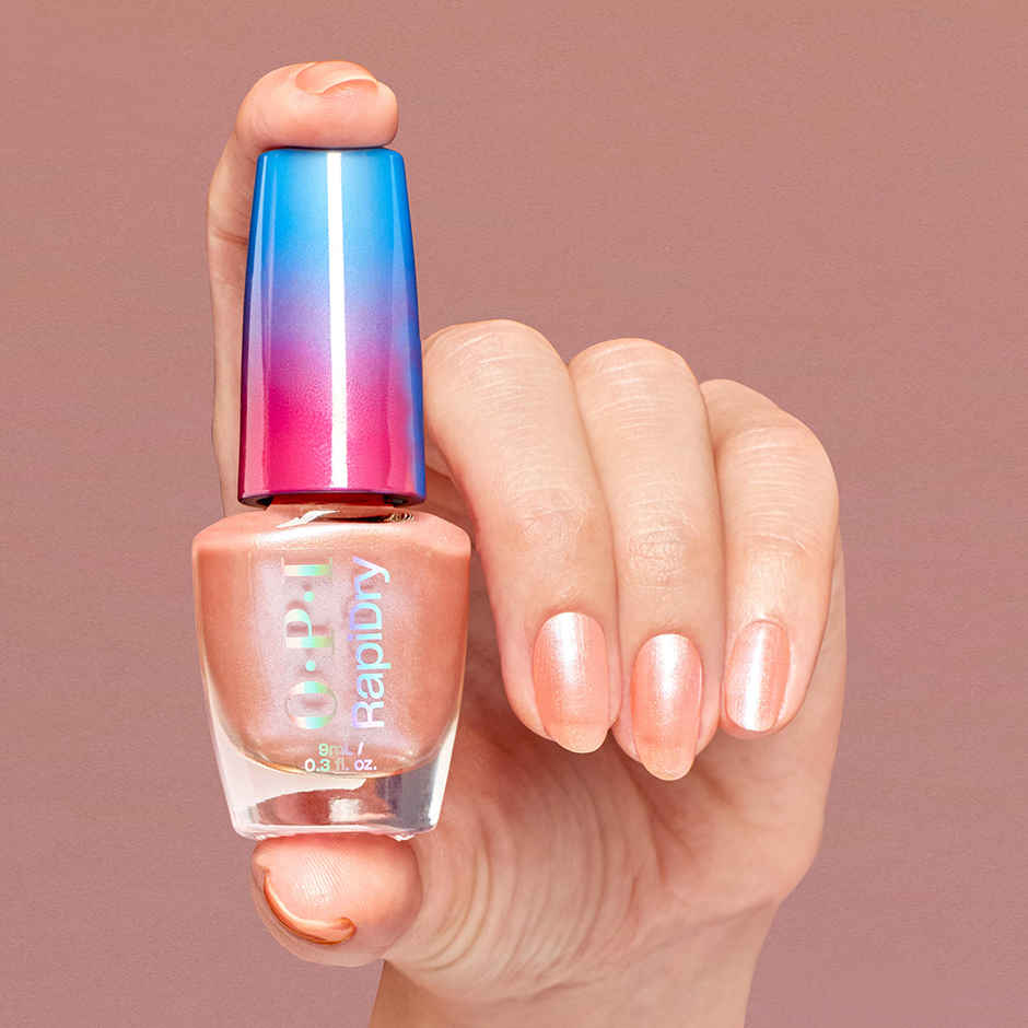 OPI Rapidry Nail Polish Stun N Done Peach Quick Dry Smudge Proof
