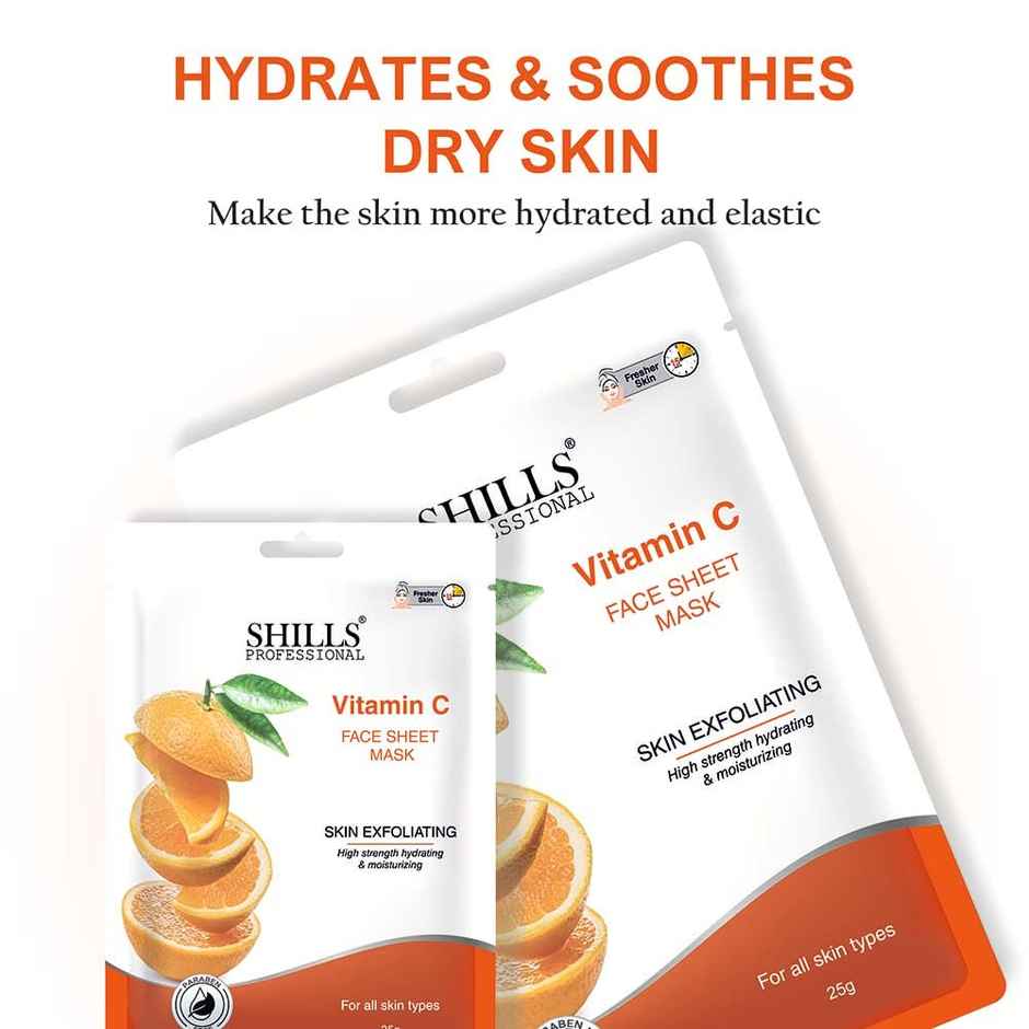 Shills Professional Face Sheet Mask | Vitamin C