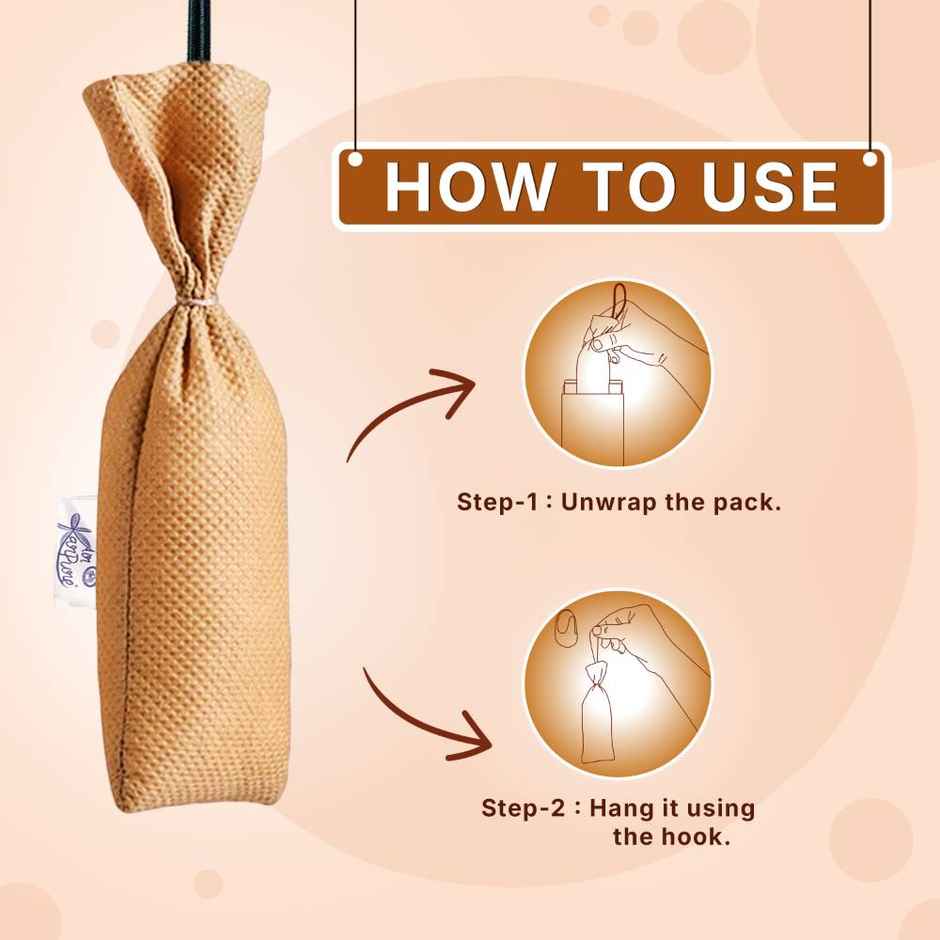 Oudh Camphor Pouch by Air Karpure | Car, Bathroom, Wardrobe & Room Freshener | From House of Cycle