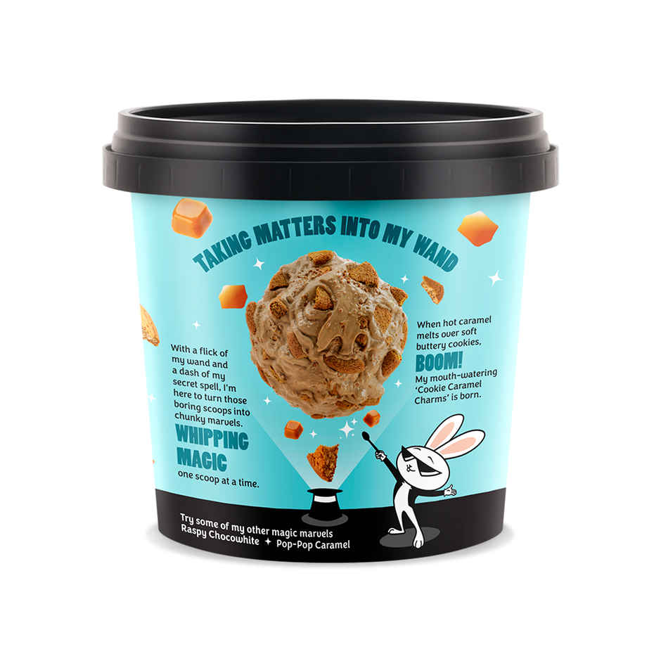 Call Me Chunky Cookie Caramel Charms Ice Cream Mini Tub