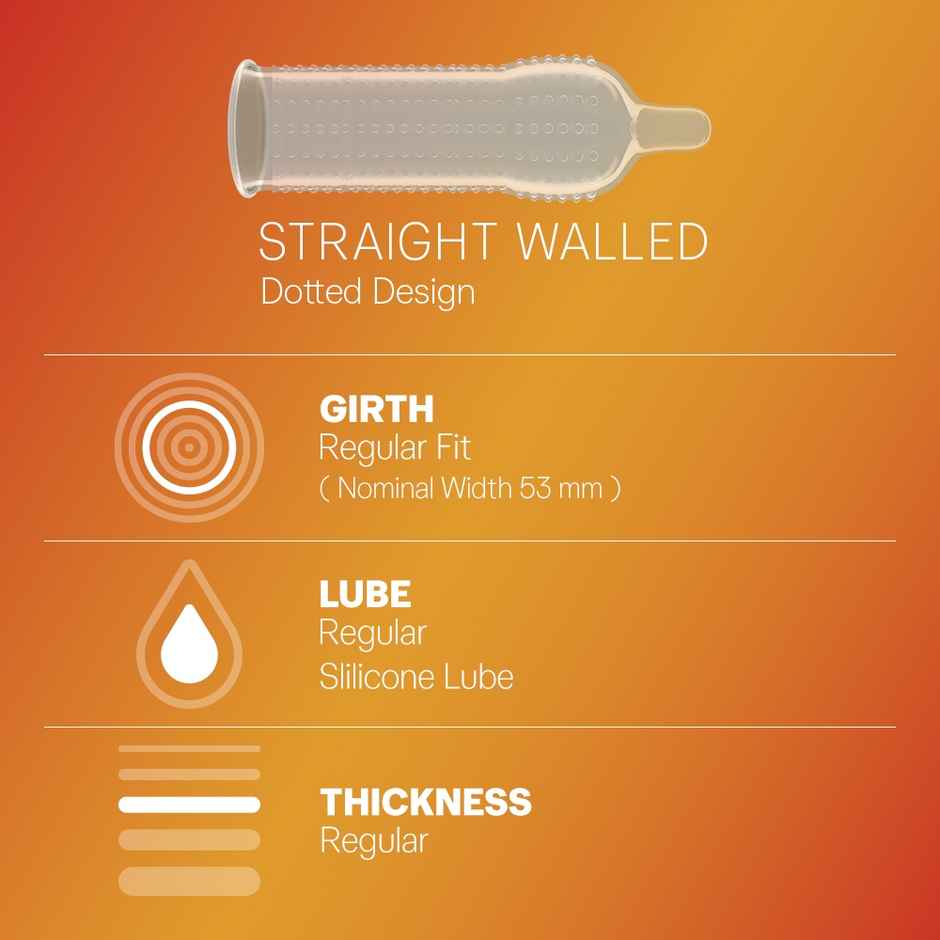 Durex Extra Dots Condom | Dotted Condoms