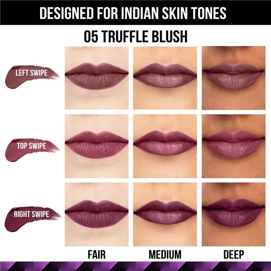 Staze 3 in 1 Transferproof Matte Lipstick | 05 Truffle Blush