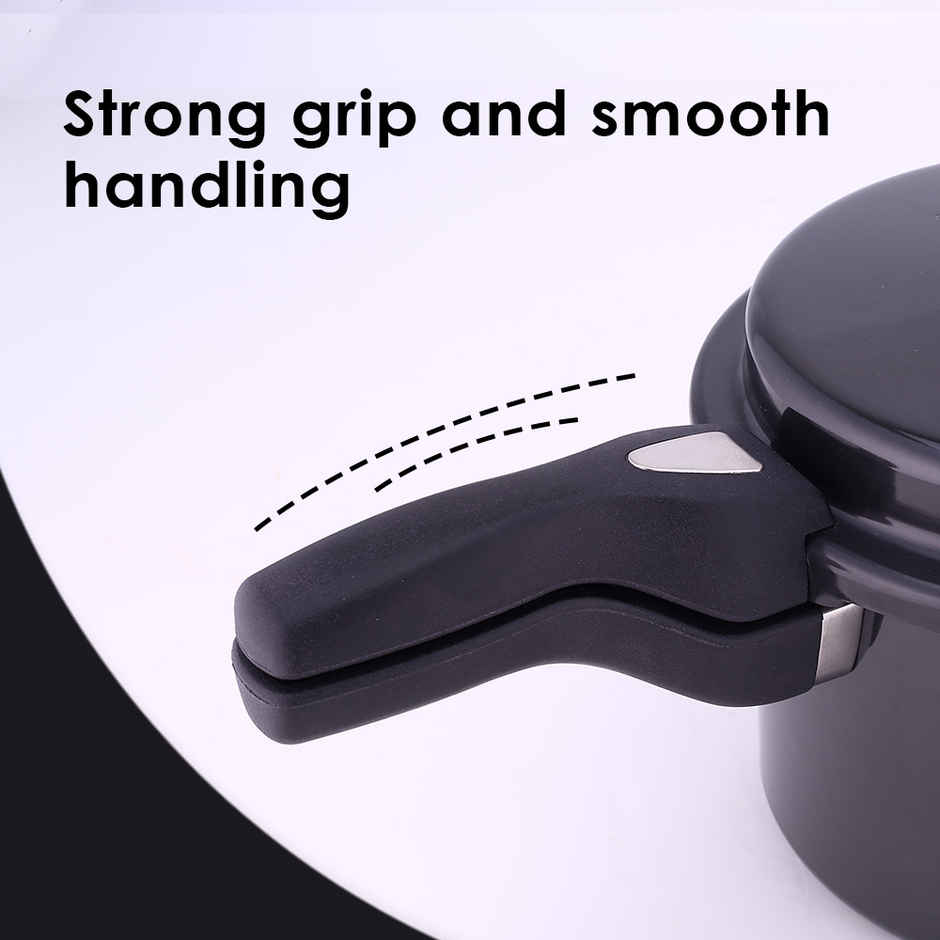 Wonderchef Taurus Hard Anodized Outer Lid Pressure Cooker 5 L