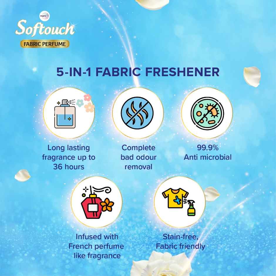 Softouch Fabric perfume Spray Instant Fragrance - 350 ml