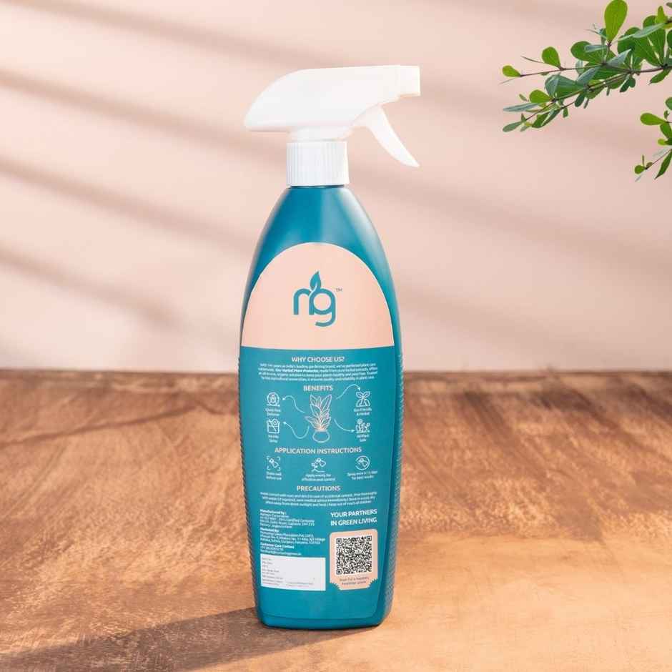 Nurturing Green - Herbal Plant Protector | 650ml | Plant Spray Bottle with Neem Oil for Plant Care