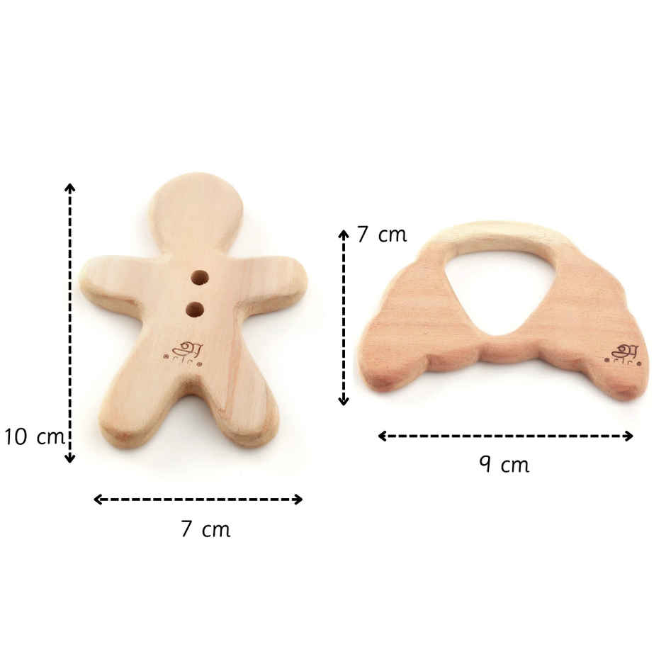 Ariro Toys Wooden Teethers - Treats