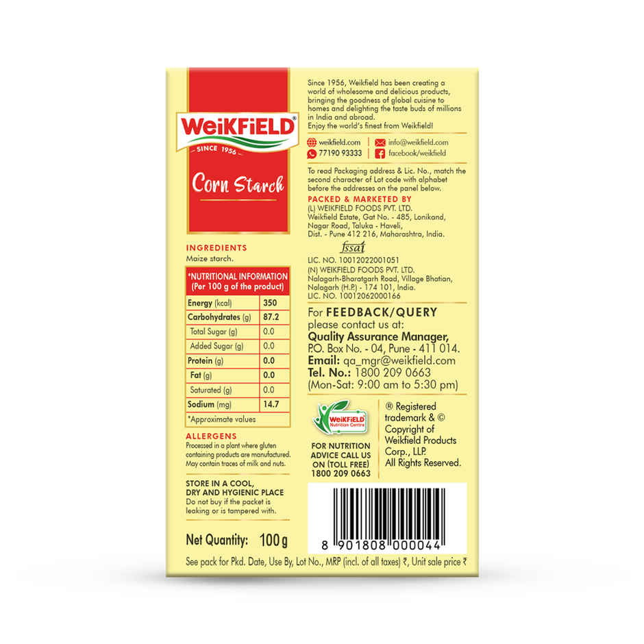 Weikfield Corn Starch Powder | Gluten Free