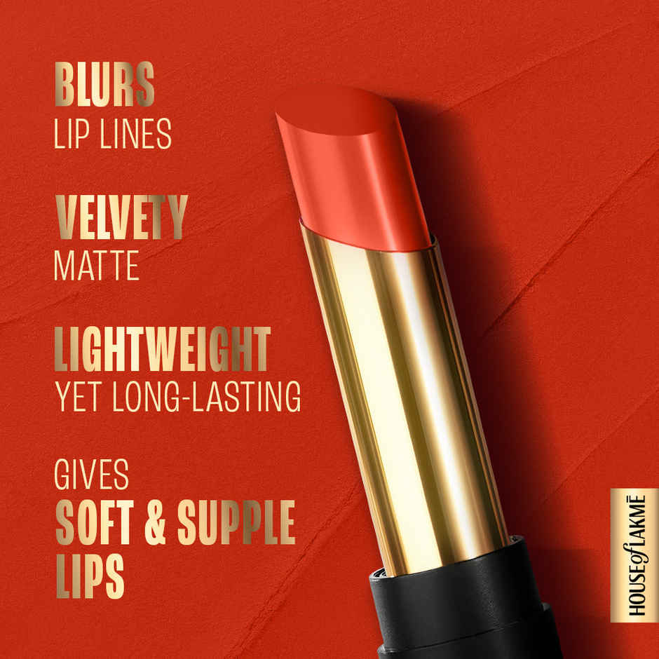 Lakme Absolute Beyond Matte Lip 401 OrangeOasis