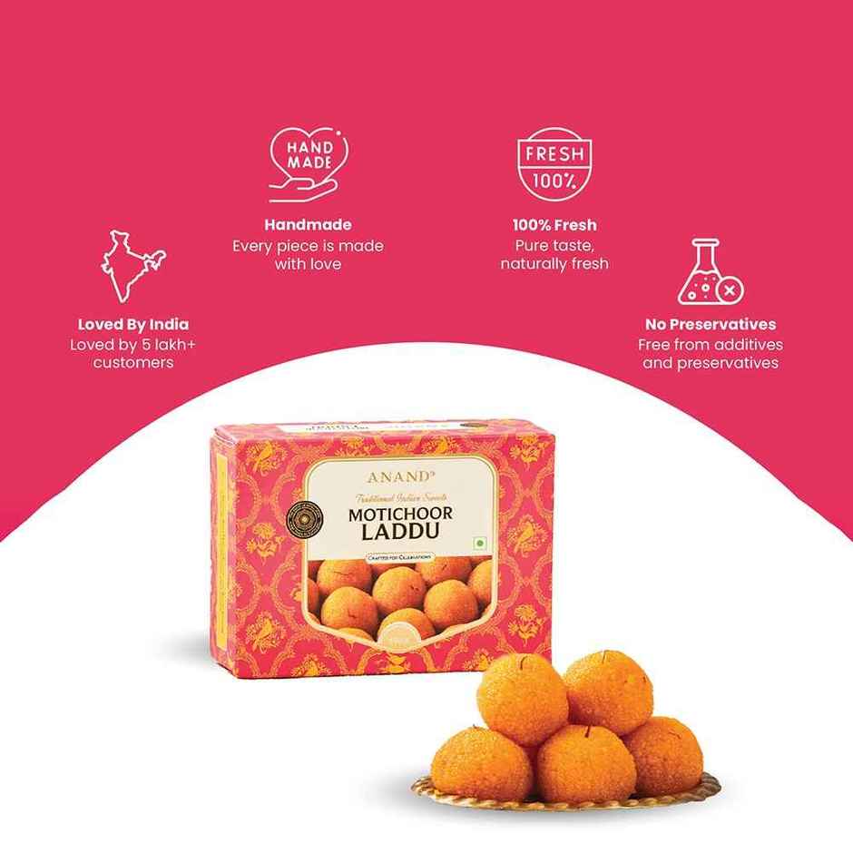 Ghee Motichoor Laddu by Anand