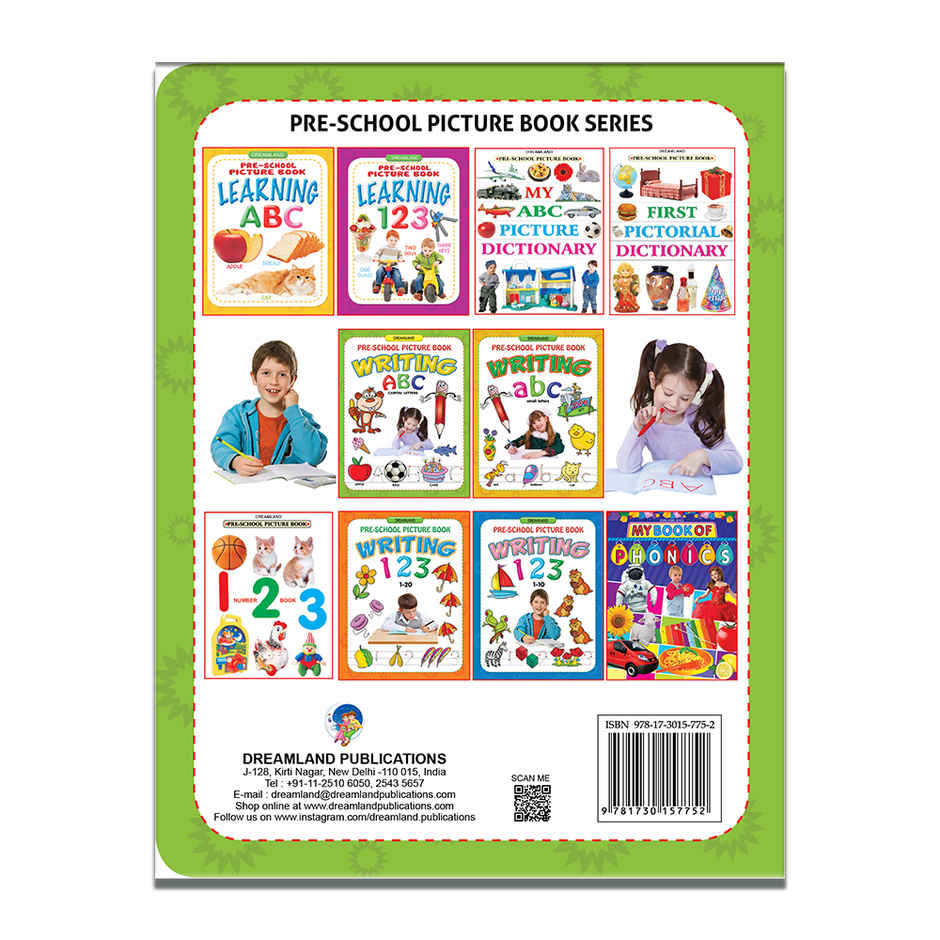 Dreamland ABC Capital Letters Writing Practice Book for Toddlers Age 2 to 5