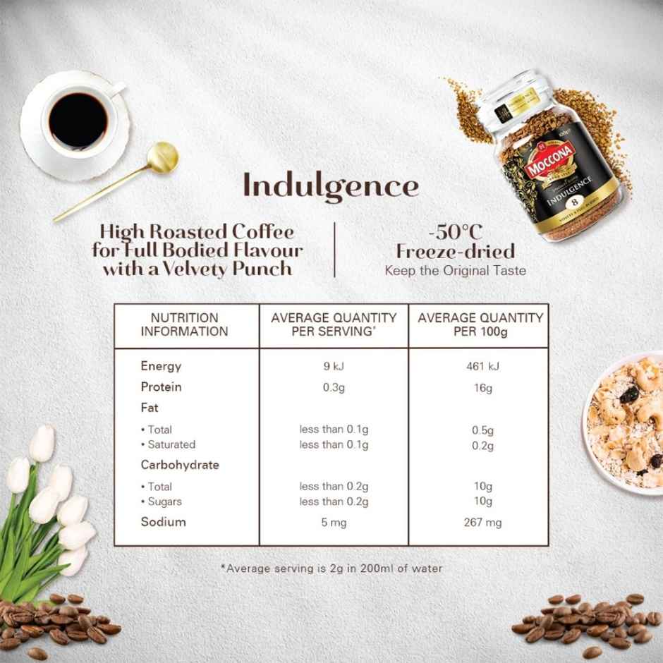 Moccona Premium Speciality Blend Indulgence Dark Roast Instant Coffee