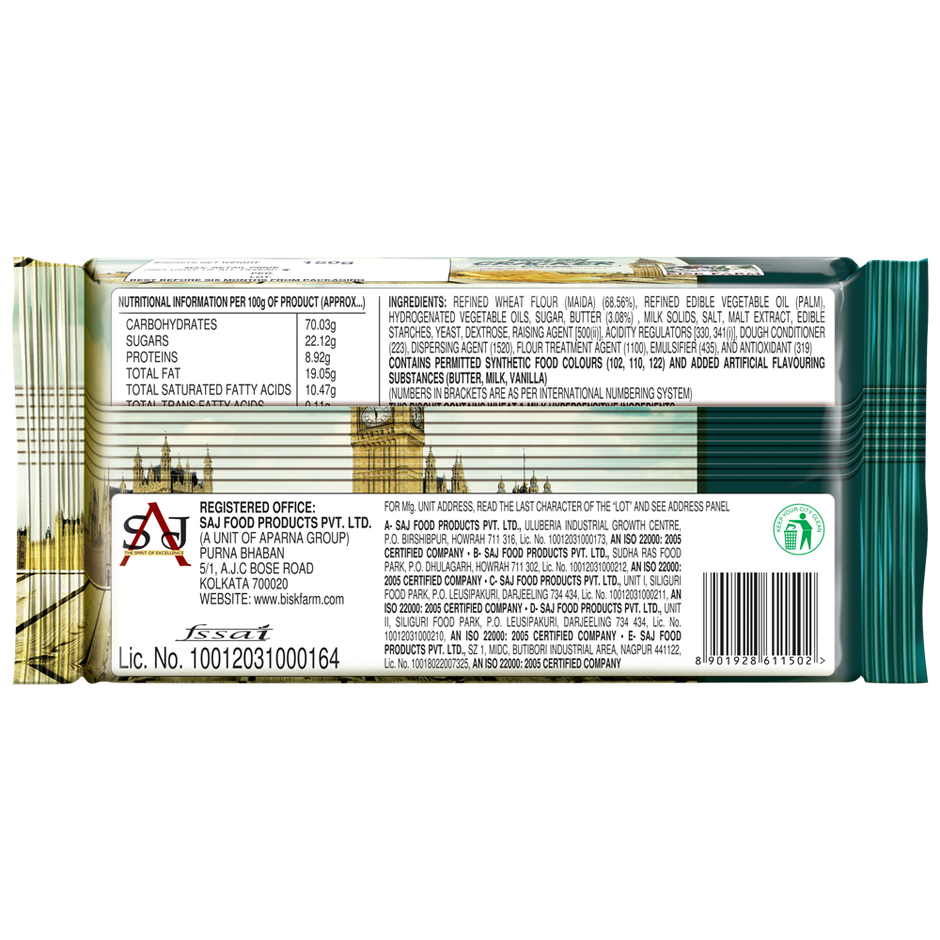 Bisk Farm English Cracker Biscuit