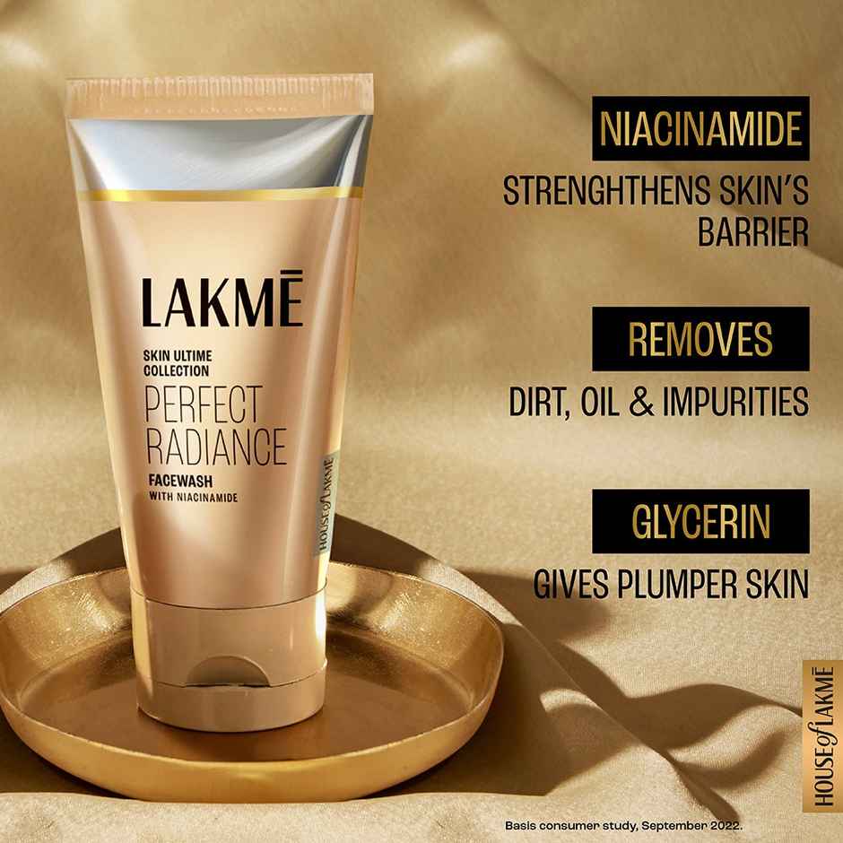 Lakme Perfect Radiance Brightening Facewash With Niacinamide For Glowing Skin