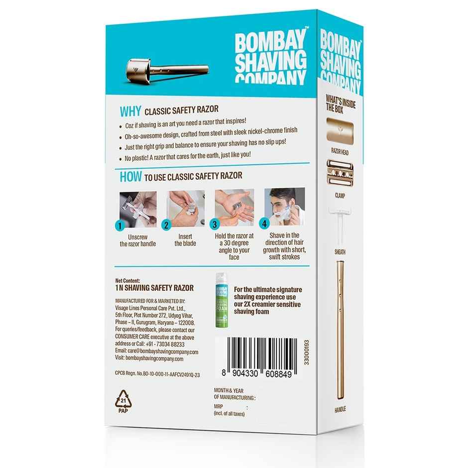 Bombay Shaving Company Classic Safety Razor