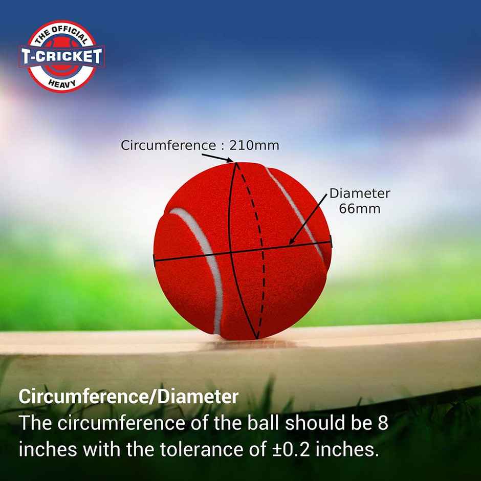 Nivia Tennis Ball Heavy Weight Red (Pack Of 3)