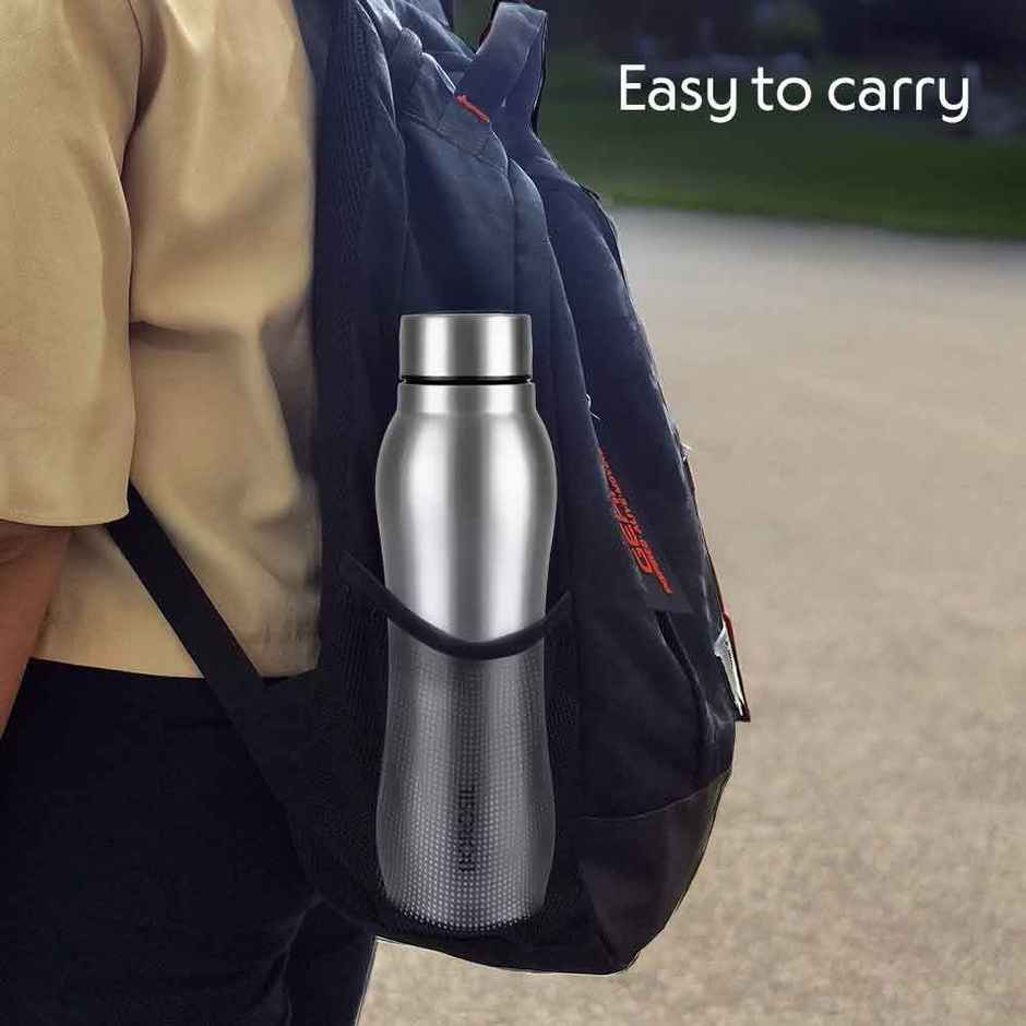 Borosil Chillmate BIS Approved Single Wall Stainless Steel Water Bottle | 740 ml
