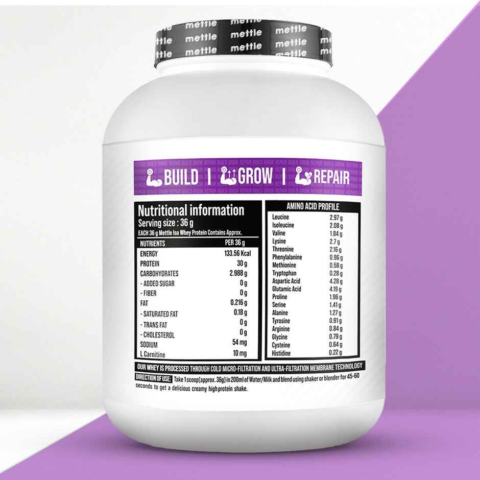 Getmymettle Iso Whey With Proteolytic Enzyme And L Carnitine (Scarlet Strawberry)