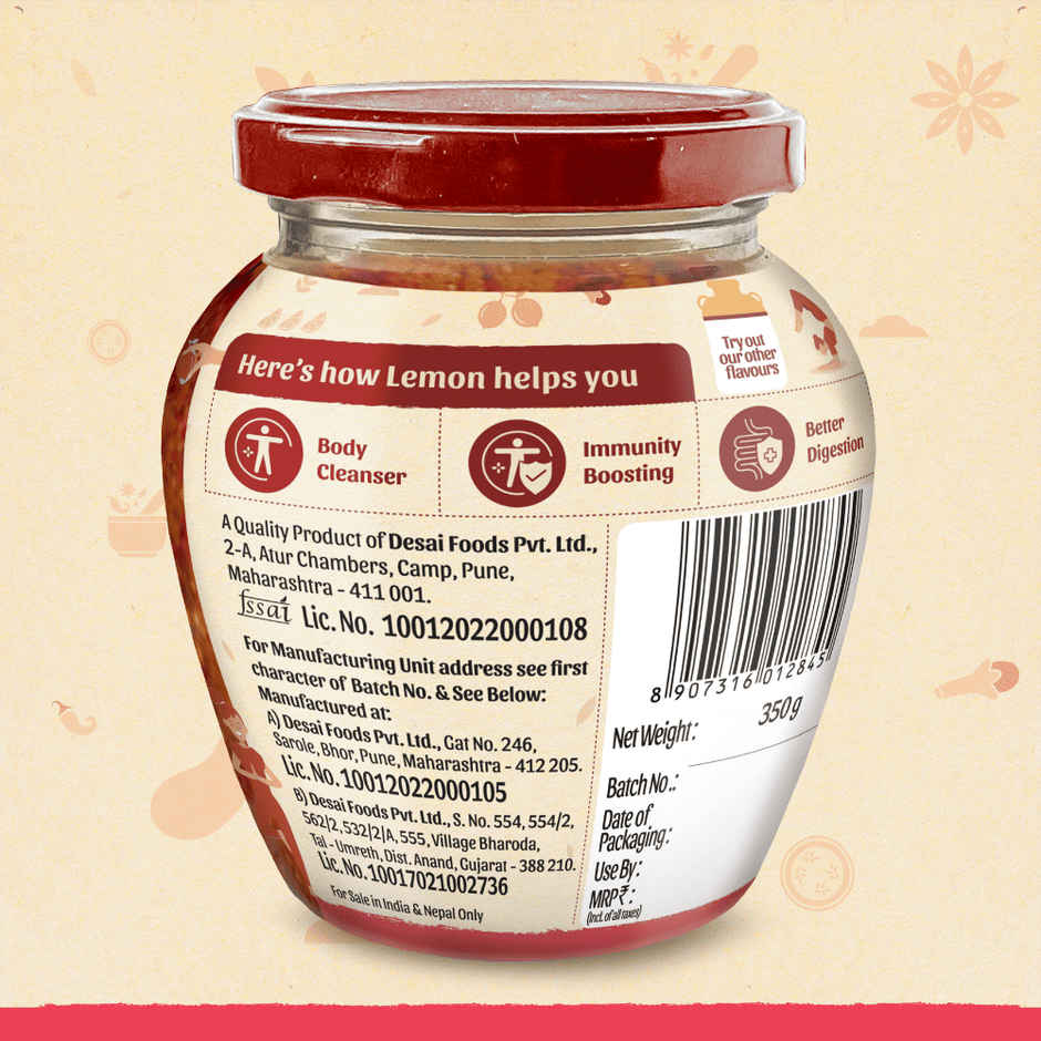 Mothers Recipe Hearty Roots Lime Pickle With Palm Jaggery
