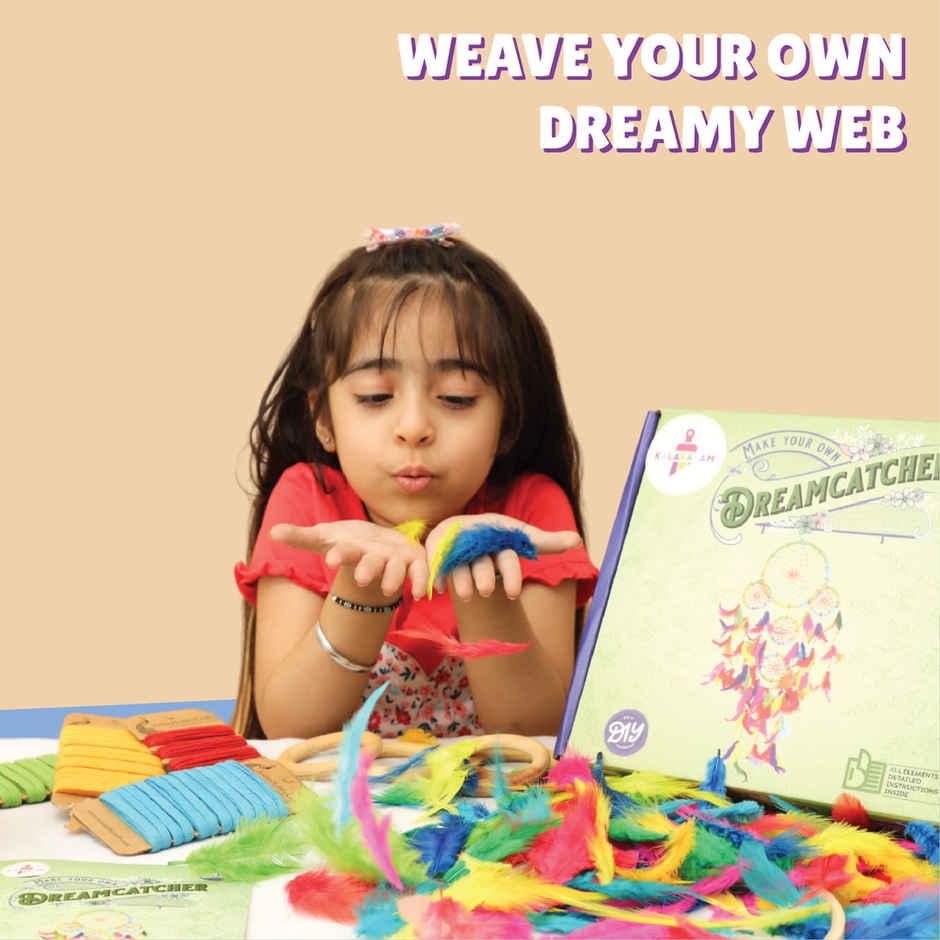 Kalakaram 5 Ring Dreamcatcher Making Kit