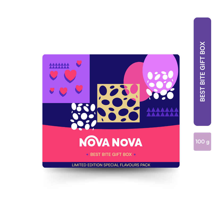 Nova Nova Best Bite Chocolate Filled Mini Cones - Special Flavours Gift Box- Pack Of 2