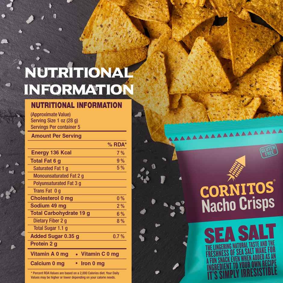 Cornitos Sea Salt Nachos Chips
