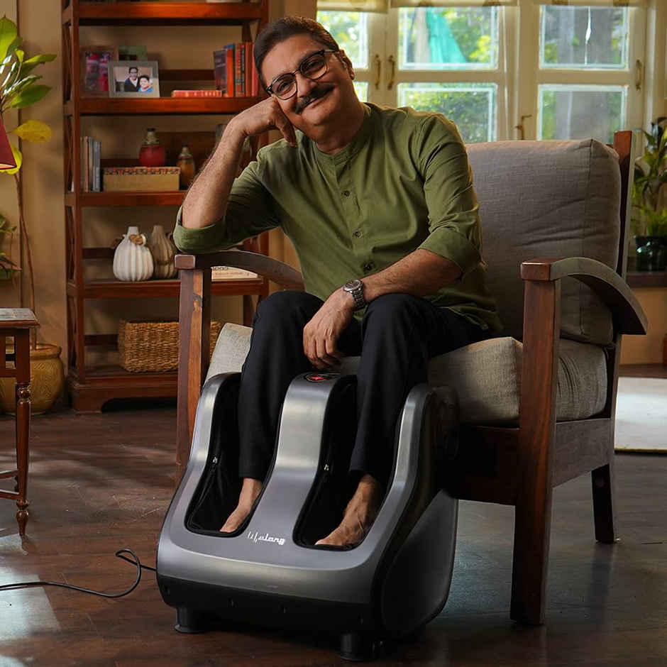 Lifelong Pain Relief Foot, Calf and Leg Massager Machine with Vibration for Men and Women Massager