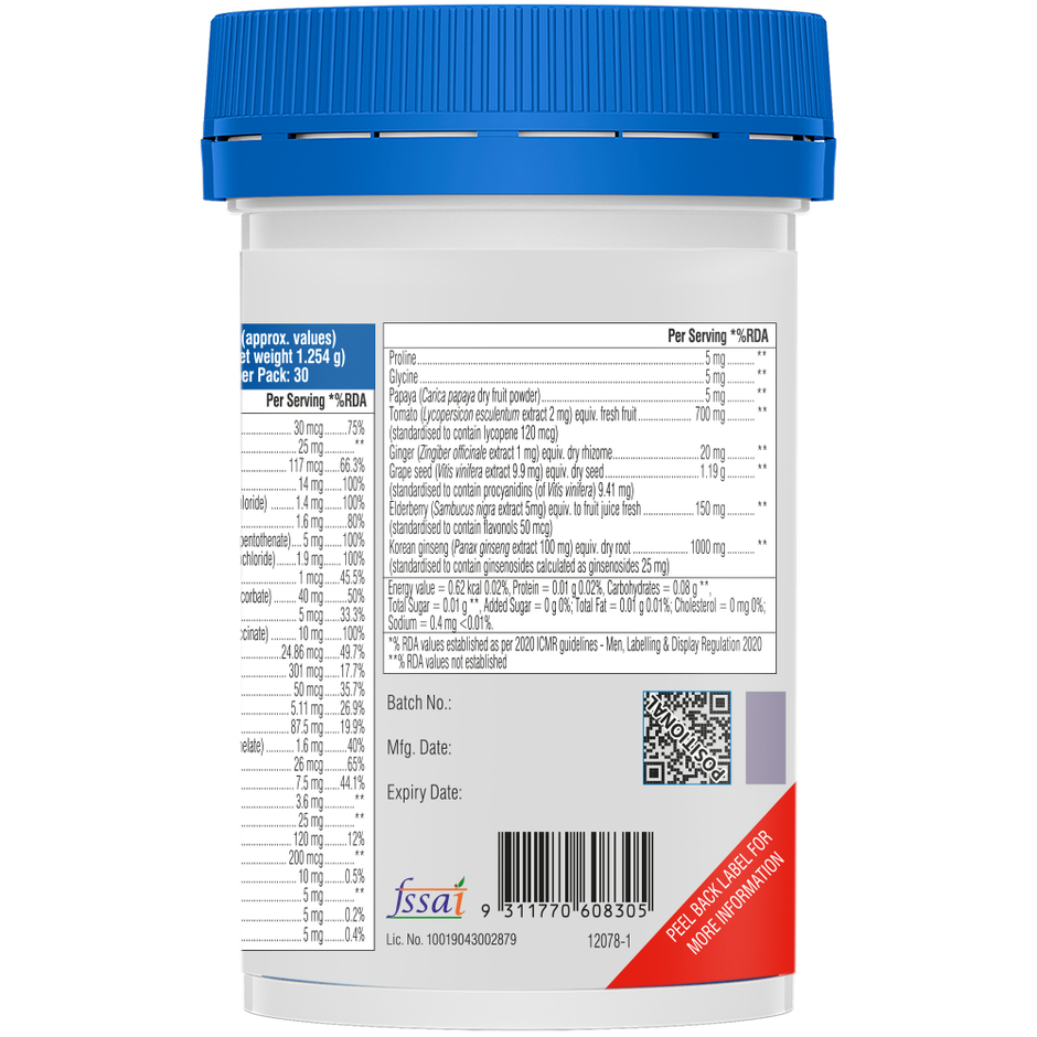 Swisse Men'S Multivitamin - Boosts Energy, Stamina & Vitality, Vitamins & Minerals (30 Tabs)