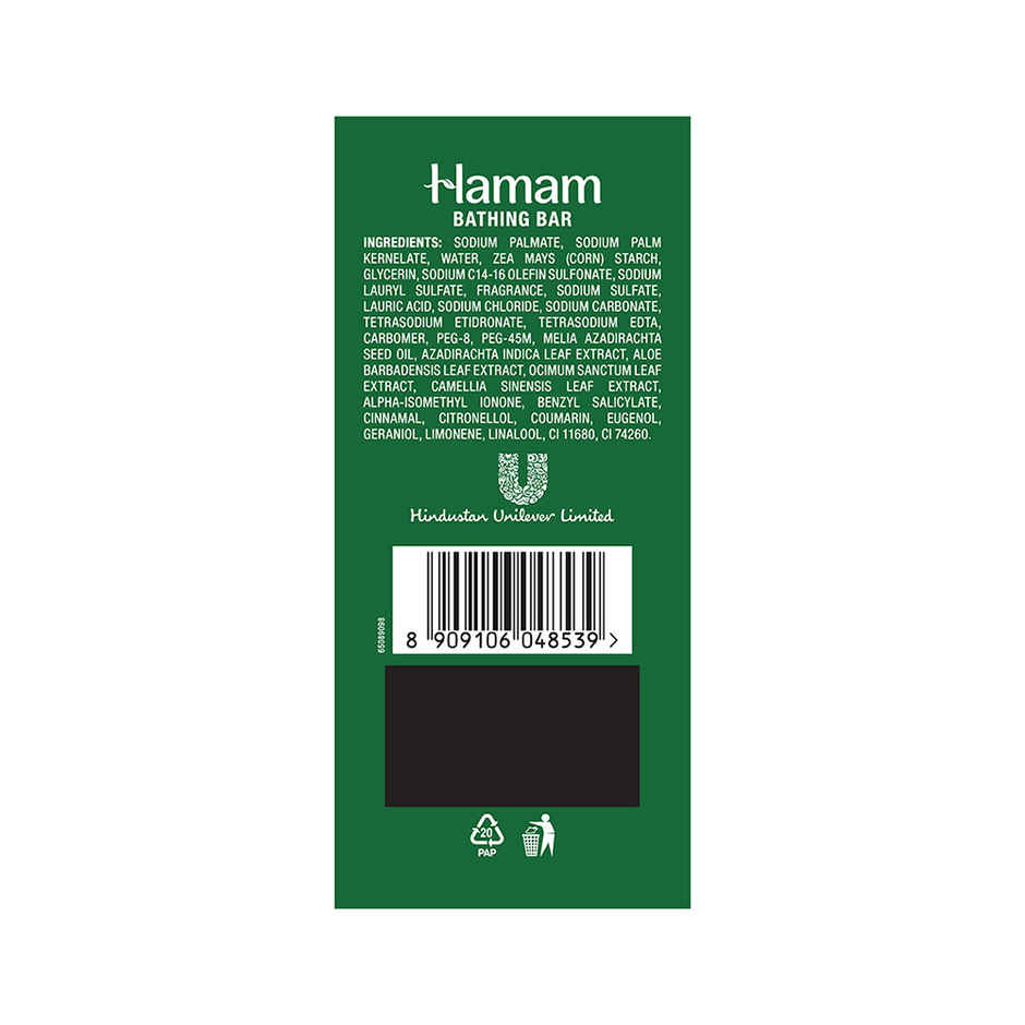 HAMAM 100% Pure Neem Oil Soap Pack of 8