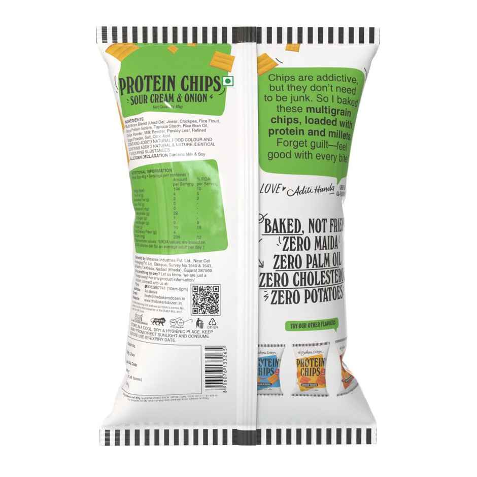 The Baker's Dozen Protein Chips - Sour Cream & Onion