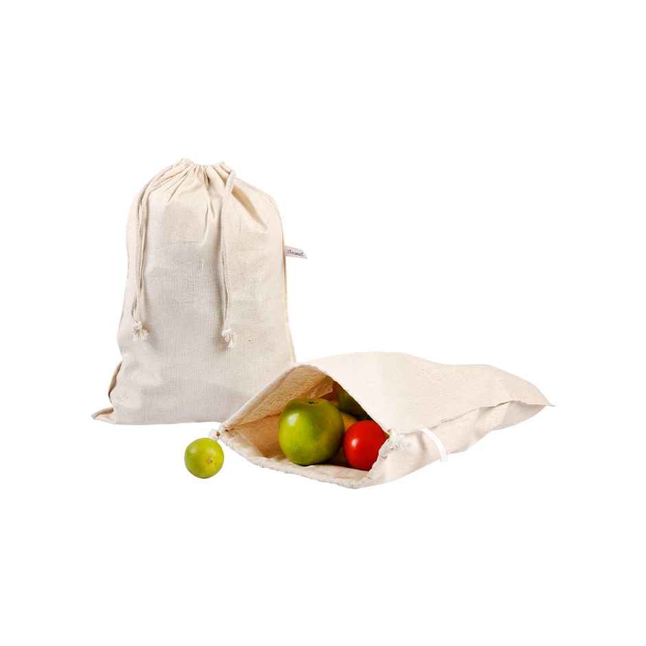 Homez it Cotton Fridge Bag | Large | Packet- pack of 4