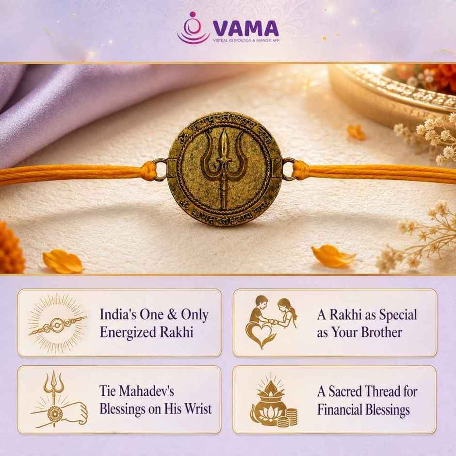 VAMA Siddh Rinmukteshwar Rakhi | A Blessing for a Brother's Debt-Free & Prosperous Life