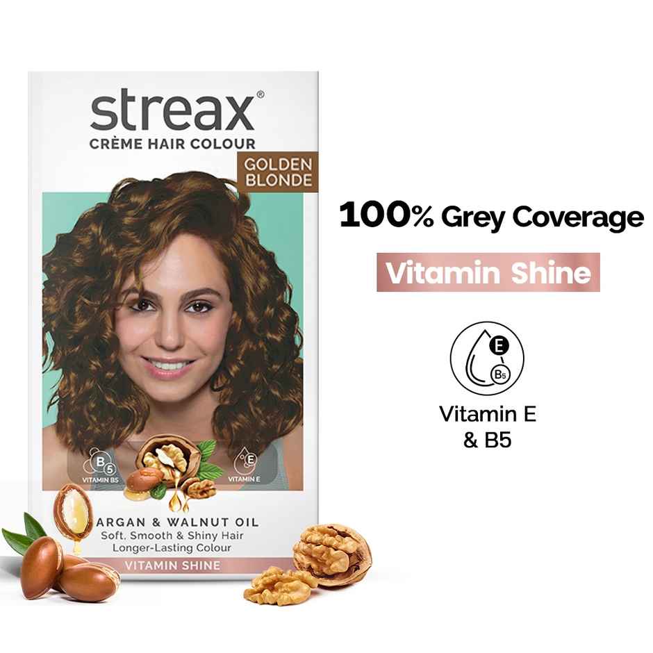 Streax Cream Hair Colour Golden Blonde