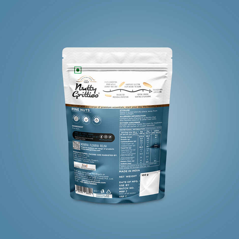 Nutty Gritties Premium Pine Nuts