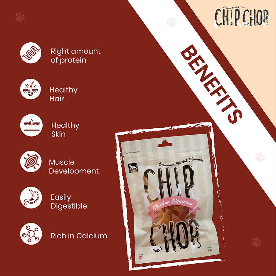 Chip Chops Chicken Squares Dog Treat
