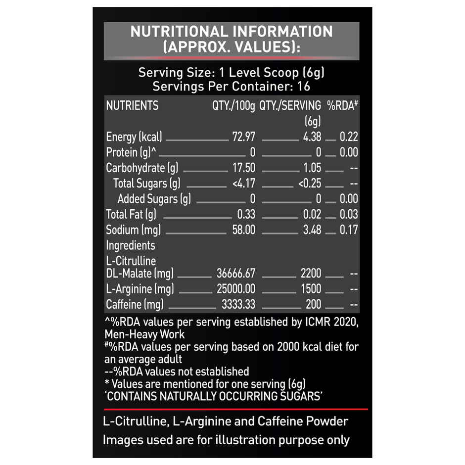 MuscleBlaze Pre Workout 200, (Fruit Splash, 20 servings)