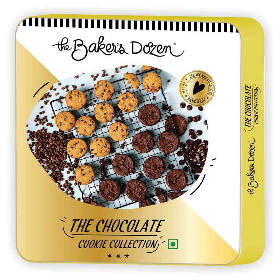 The Baker's Dozen Chocolate Cookie Collection | Diwali Gift Hamper | Chocolate Cookie Hamper