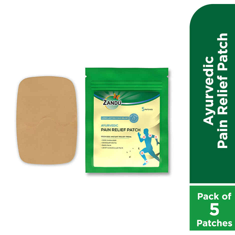 Zandu Ayurvedic Pain Relief Patch (Pack of 5 patches)