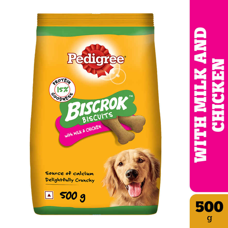 Pedigree Biscrok Milk & Chicken Flavour Dog Biscuits
