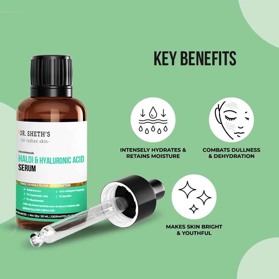 Dr. Sheth's Haldi & Hyaluronic Acid Serum