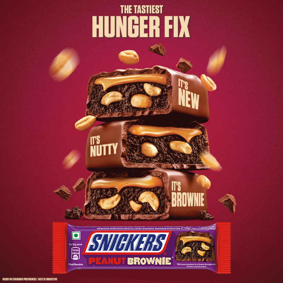 Snickers Peanut Brownie Chocolate Bar | Loaded with Brownie, Peanuts & Caramel