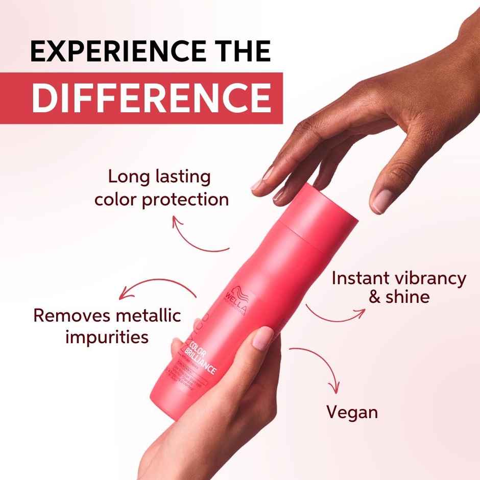 Wella Professionals Invigo Color Brilliance Shampoo for Colored Hair with Lime Caviar & Vitamin E