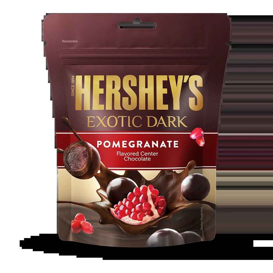 Hershey's Exotic Dark Pomegranate Chocolate Share Bag Combo