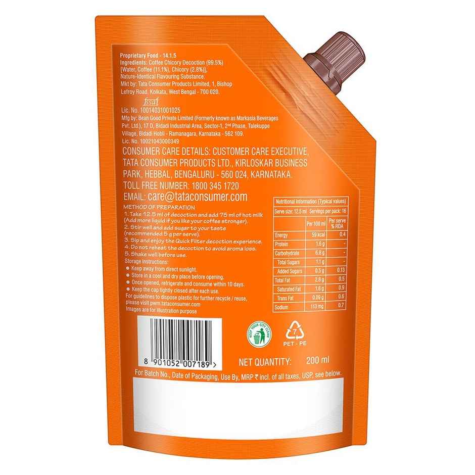 Tata Coffee Degree Kaapi Decoction Filter Coffee