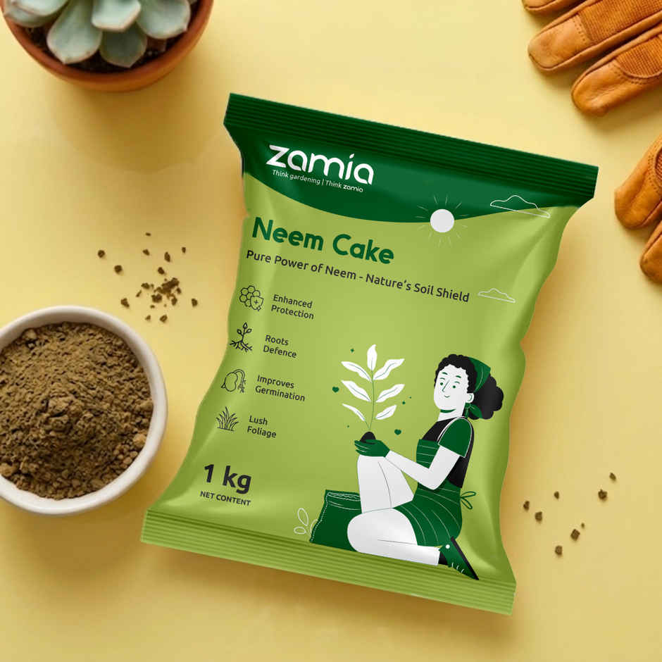 Zamia Neem Cake Powder | Organic Fertilizer & Soil Conditioner | By Nurturing Green